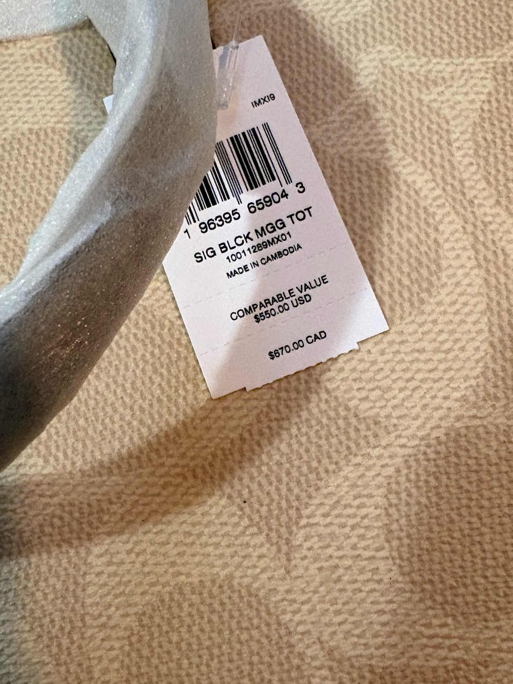 New Coach Maggie Tote Bag In Blocked Signature Canvas - Picture 11 of 11
